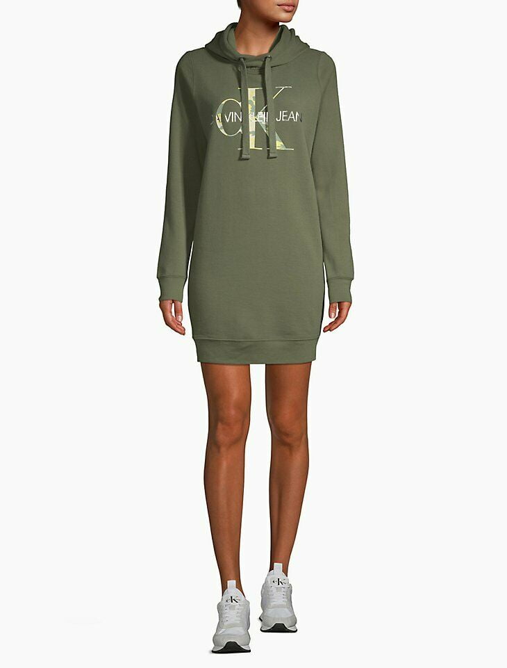 sweatshirt dress calvin klein