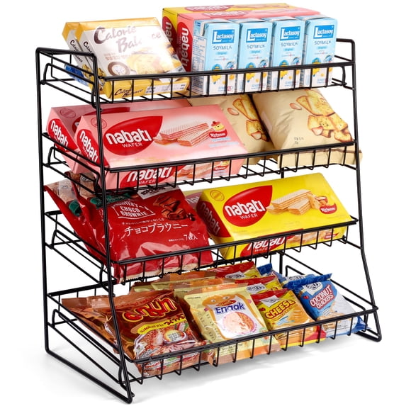 Soporte de metal mejorado para bocadillos Candy Display Rack Liaakrr 2025