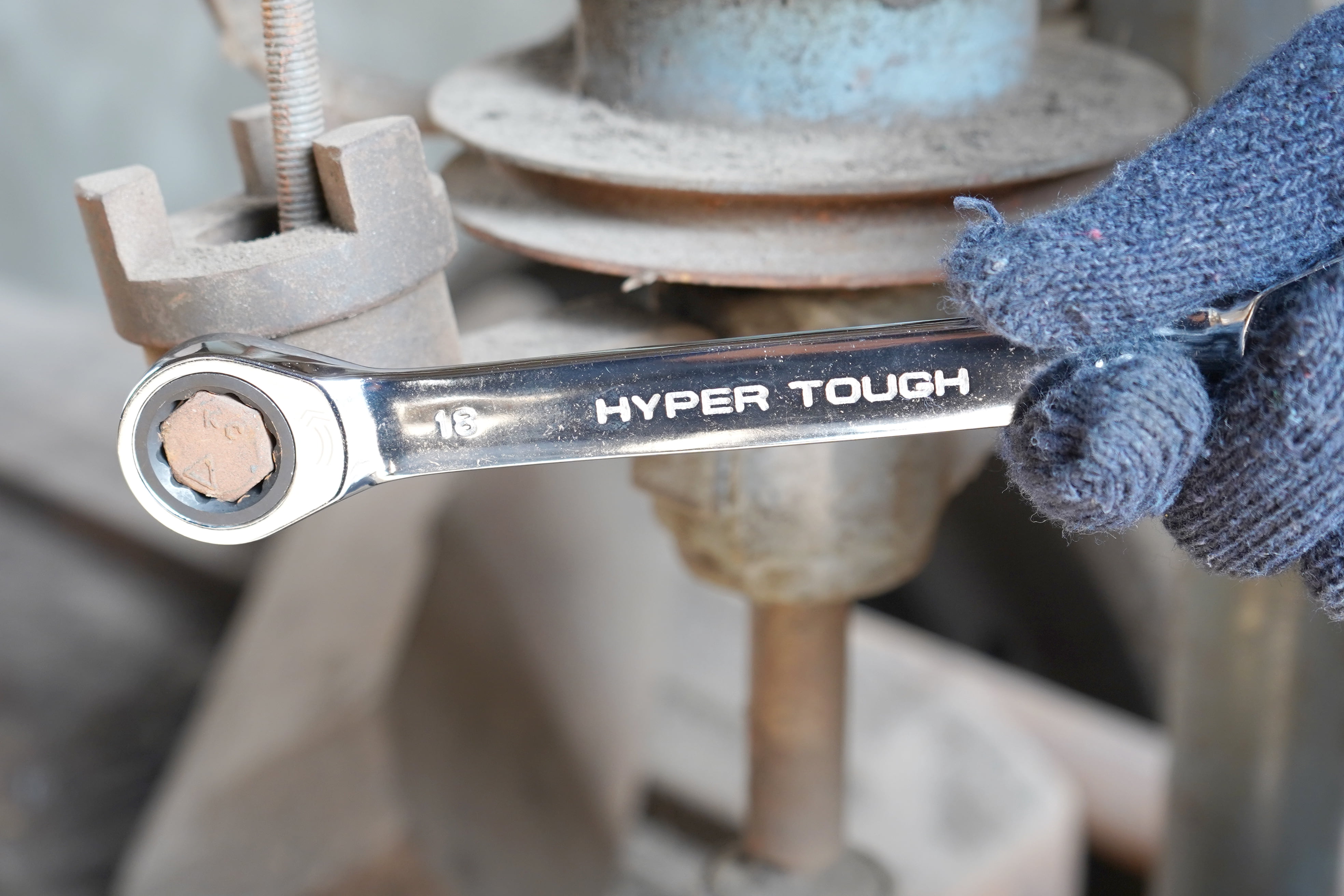 Hyper Tough 5-Piece Metric Double End Ratchet Wrench Tool Set, Hand Tools