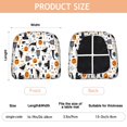 thumbnail image 3 of Halloween Gravestones Ghosts and Pumpkins Seat Covers for Dining Room Chairs Set Of 6,Stretch Printed Washable Chair Seat Cover with Elastic Ties and Button,Removable Waterproof Couch Cushion Covers, 3 of 6