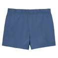 thumbnail image 6 of Made in USA Girls Soft Cotton UPF 50+ Jersey Pocket Shorts | Smurf, 6 of 6