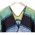 thumbnail image 7 of CoCopeaunt Women Colorful Shawls Wraps Open Front Poncho Blanket Winter Cardigan Sweater Coat Scarf, 7 of 7