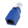 thumbnail image 2 of Adaptador Ethernet macho a hembra, conector compacto, práctico y profesional Azul, 2 of 9