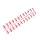 thumbnail image 2 of Vogacara 24 piezas de uñas postizas de ataúd resistentes a los arañazos de bailarina corta coloridas uñas acrílicas artificiales de color sólido DIY Juegos de manicura 11 rosa Vogacara CE011412-11, 2 of 4