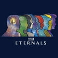 thumbnail image 2 of Boy's Marvel Eternals Silhouettes Graphic Tee Navy Blue X Small, 2 of 4