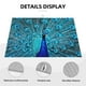 thumbnail image 3 of Fotbe Beautiful Blue Peacock Alfombrilla de Secado para Cocina con Estampado, 18x24 Pulgadas, 3 of 7