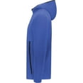 thumbnail image 3 of Augusta Sportswear B29634757 Eco Revive Polar Fleece Hooded Full-Zip Jacket, Royal - 2XL, 3 of 7