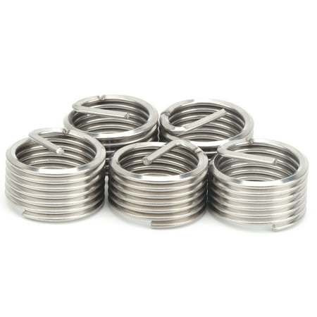

Domqga 5Pcs Wire Thread Insert Bushing M22x2.5x1D Screw Hole Repair Reducer Nut SUS304