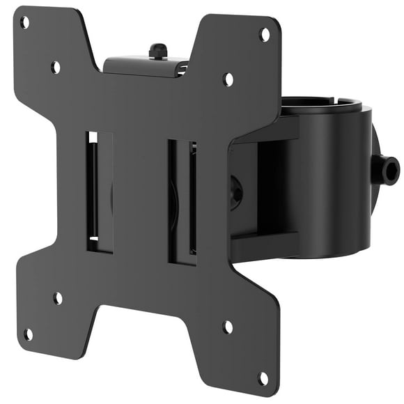 Wali Plaque de Montage pour Système de Montage Wali Monitor, Trous de Montage 75 par 75 mm et 100 par 100 mm (Ves01), Noir)