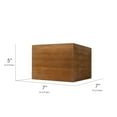 thumbnail image 6 of American Art Decor Addie Joy Work Hard, Dream Big 3-Opening Wood Desk Organizer - Brown, 6 of 6