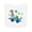 AA-White, variant on Inktastic Happy 1st Birthday Blue Racing Car Baby Terry Cloth Bib