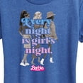 thumbnail image 3 of Barbie - Every Night Is Girls Night - Women's Short Sleeve Graphic T-Shirt, 3 of 6