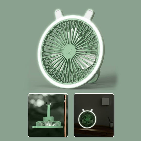 Summer Portable Handheld USB Battery Operated Small Hand Held Fan With Light For Travel/camping/Outdoor/Home/ Oscillating Fan Vintage Look Window Fan with Window Bedroom Loud Loud Fans for Sleeping