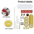 thumbnail image 4 of 70 Pcs Flute Repair Parts Maintenance Tool Kit Open Hole Sound Pads with Screws, 4 of 9
