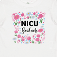 thumbnail image 4 of Inktastic NICU Graduate-Flowers Boys or Girls Baby T-Shirt, 4 of 5
