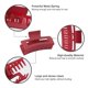thumbnail image 3 of Hair Claw Clips, Hair Accessories for Women and Girls Thin Hair, Strong Hold Hair Clip (3.5 inch, Matte Light Green+ Red), 3 of 4