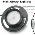thumbnail image 3 of Desktop Glass Terrarium with Grow Light (H:7.8" D:6.7"), for Succulent, Moss, Miniature Gardening Landscape, Betta Fish Tank, Indoor Plant Growth, Office Home Decoration, Plant Lovers Gifts, 3 of 6