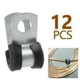 thumbnail image 2 of Willstar 45Pcs U Pipe Clamp Rubber Lined Rubber Pipe Clips Metal Wire Cable Mounting Fuel Hose Clamp Assortment Kit, 2 of 8