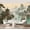 Color 2, variant on Wall Mural Peel and Stick Majestic Tiger Among Lotus Flowers Vintage Style Self-Adhesive Wallpaper Removable Wall Decal Wall Sticker Home Decor for Living Room Bedroom 100"x144"