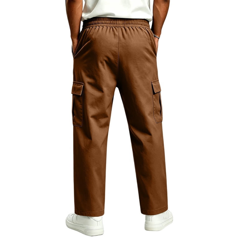 Lumtrix Mens Baggy Cargo Sweatpants With Pockets 2026 Trendy