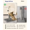 thumbnail image 4 of Alfombra para rascar gatos Happi N Pets, sisal y alfombra, gris claro, 4 of 8