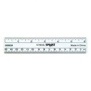6 in. Plastic Ruler Flexible, Clear - Pack of 12