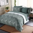 thumbnail image 4 of Elegant and Chic Winter Brush Reversible Soft Down Alt 3-Piece Comforter Set by Southshore Fine Linens, 4 of 7