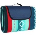 thumbnail image 1 of 200 X 200 Cm Large Picnic Blanket Waterproof Backing Anti Sand, Beach Blanket 3 Layers, 1 of 4