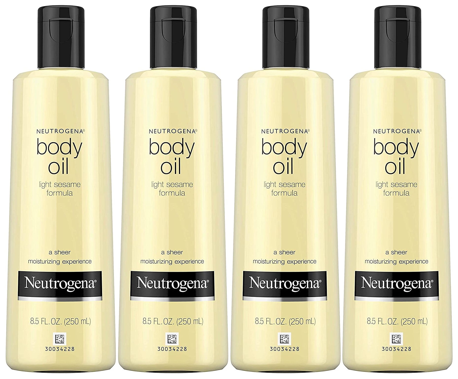 Neutrogena Body Oil Light Sesame Formula, Fragrance Free 8.5 oz (Pack