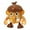 Brown, variant on Toddlers Dancing Toy Recording Pineapple Toy Electric Dancing Toy with Led Light Music Recording Pineapple Elephant Fries Design Crawling