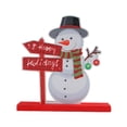 thumbnail image 1 of Ganfancp Navidad Santa Claus Artesanía Decoración de Madera Adornos de Escritorio Centros de Mesa de Comedor Adornos de Madera Signos de Madera de Escritorio Artículos En Liquidación 1X Cartel de Nav, 1 of 5