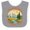Heather and White, variant on Inktastic Yellowstone National Park Vintage Design Boys or Girls Baby Bib