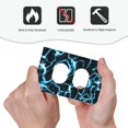 thumbnail image 4 of Fotbe Lightning Print Duplex Receptacle Wall Plate, 1-Gang 5.0" x3.0" Wall Outlet Covers, Dual Outlet Faceplates Covers, Color-matched Screws Included-Style S, 4 of 6