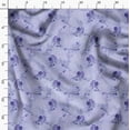 thumbnail image 3 of Soimoi Minky Blue Fabric By the Yard - 56 Inch Wide -Rose Floral Pattern Textile - Romantic and Delicate Designs for Stylish Projects Printed Fabric, 3 of 6