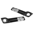 thumbnail image 4 of Cubierta de bisel para rejilla de luz antiniebla inferior del parachoques delantero del automóvil para 2012 2013 2014, color negro, 4 of 5