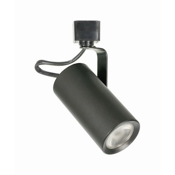 H2L6113090B-Jesco Lighting-H1 - 7.13 Inch 9.6W 1 LED H Track Head-Black Finish