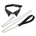thumbnail image 2 of Adjustable Punk Collar Choker Chain Choker Necklace Jewelry Accessories Traction Black, 2 of 8