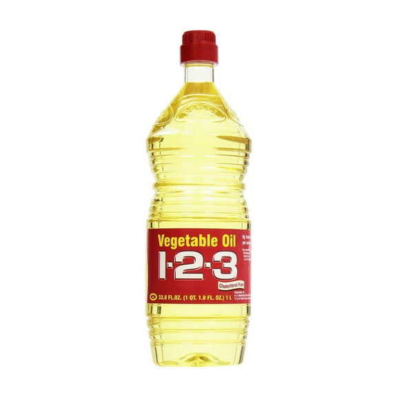1-2-3 Vegetable Cooking Oil (Pack of 6)