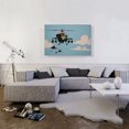 thumbnail image 2 of ARTCANVAS Happy Choppers Canvas Art Print by Banksy - Size: 40" x 26" (1.50" Deep), 2 of 9