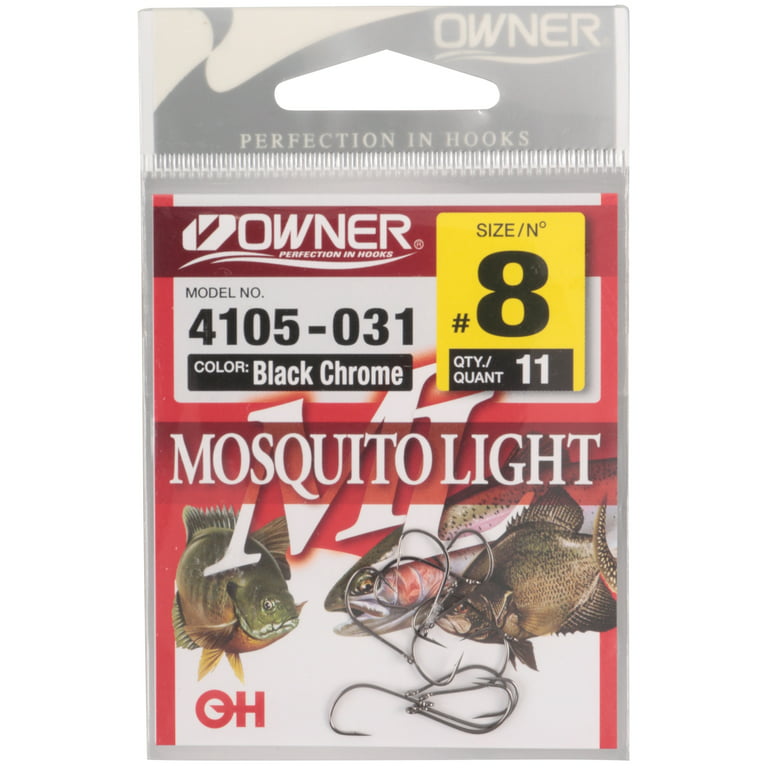 Owner 4105-031 Mosquito Circle 11 per Pack Size 8 Fishing Hook
