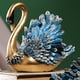 thumbnail image 5 of Adorno de cisne Jadeshay de Resina decoración plana, 5 of 12