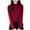 Red, variant on successthop Womens Knitted Sweater Long Sleeve Tops Crewneck Casual Pullover Outwear Solid Stylish Clothes Brown XL