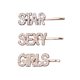 thumbnail image 5 of Vogacara Horquillas con letras brillantes para mujer Type1 NO1, 5 of 6