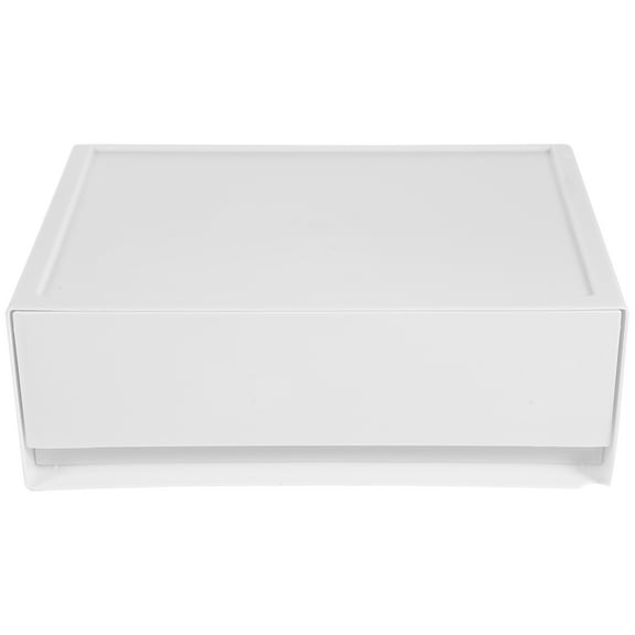 FOMIYES Table Organizer Drawer Type White 1Pack