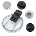 thumbnail image 3 of Unique Bargains 1 Pc Washable Tumbler Lid for Office Black Plastic, 3 of 5