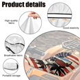 thumbnail image 6 of Uorisanigo Seat Cover for Atv Four-Wheeler Seat Cushion Covers Waterproof Polyester,Universal Fit for Polaris Sportsman Polaris Scrambler Honda Rancher Soft Anti-Slip, Rose Flag Skull, 6 of 7