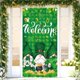 thumbnail image 5 of Decoraciones para el Día de San Patricio, Accesorios para el Día de San Patricio, Cubierta para Puerta del Día de San Patricio, Decoración para Exteriores de Irlanda, Bandera Vertical Colgante, Banner, 5 of 6