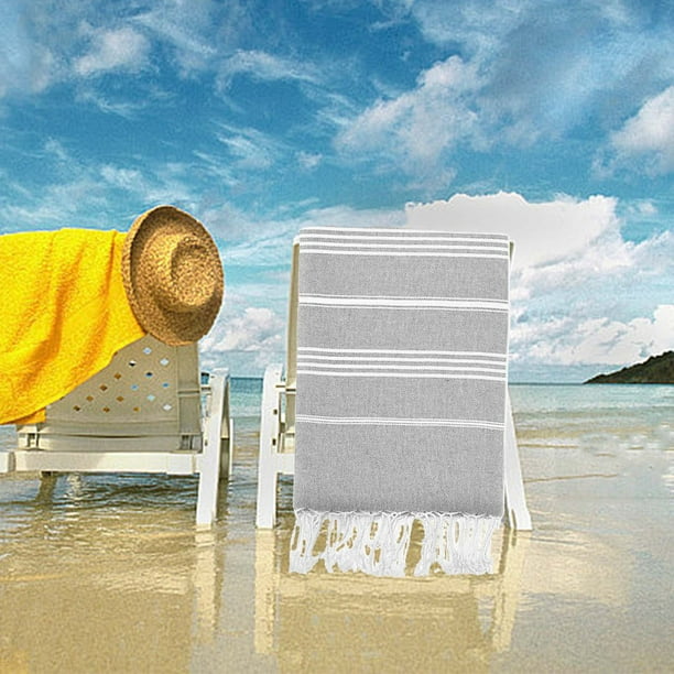 Toalla de playa Microfibra Manta ligera sin arena | Toalla de baño de secado rápido para viajar, nadar, piscina, acampar, yoga | 35,5 x 70,9 pulgadas | Portátil, de secado rápido, fácil de