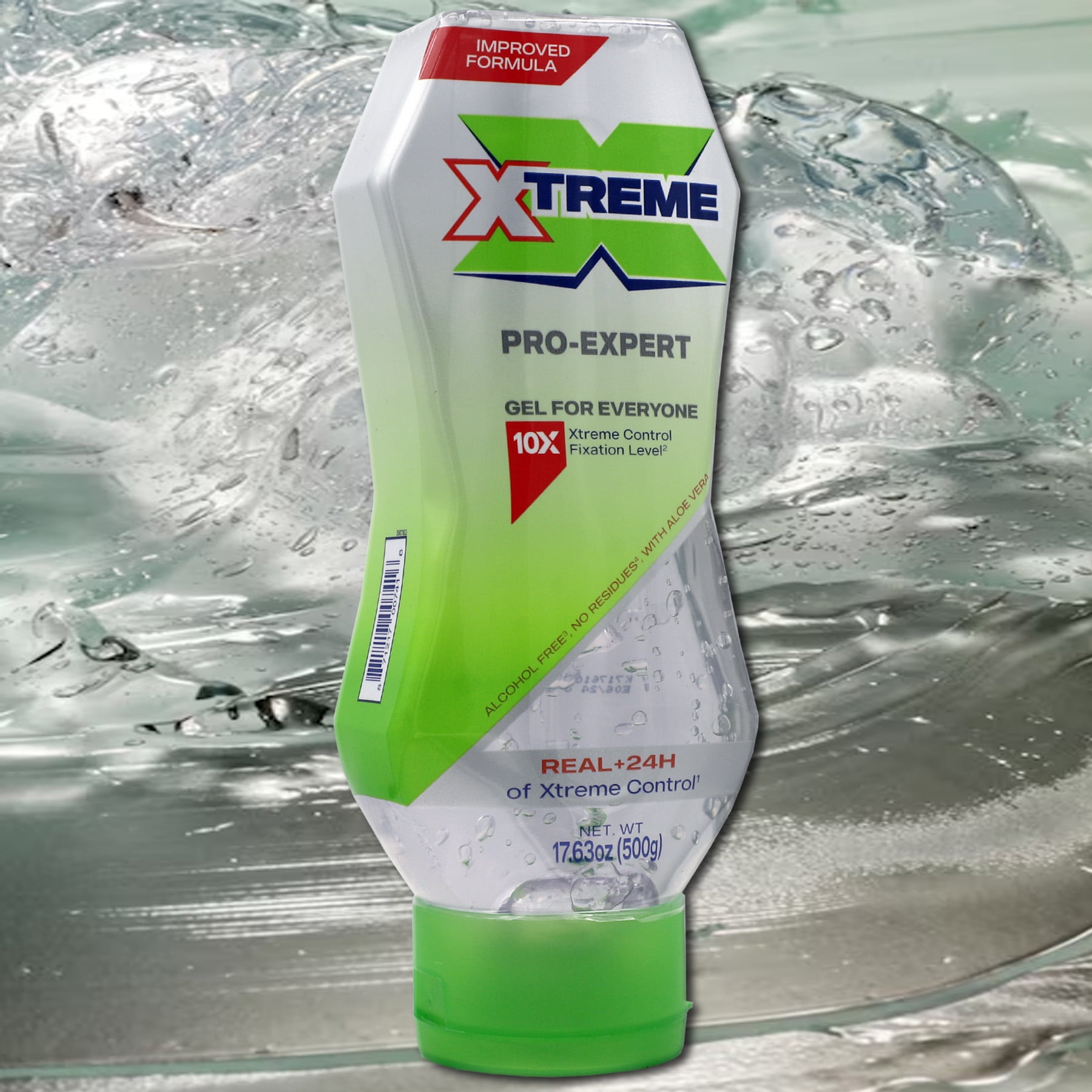 (4 pack) Wet Line Xtreme Professional Extra Hold Styling Gel, Clear, 17.64 oz
