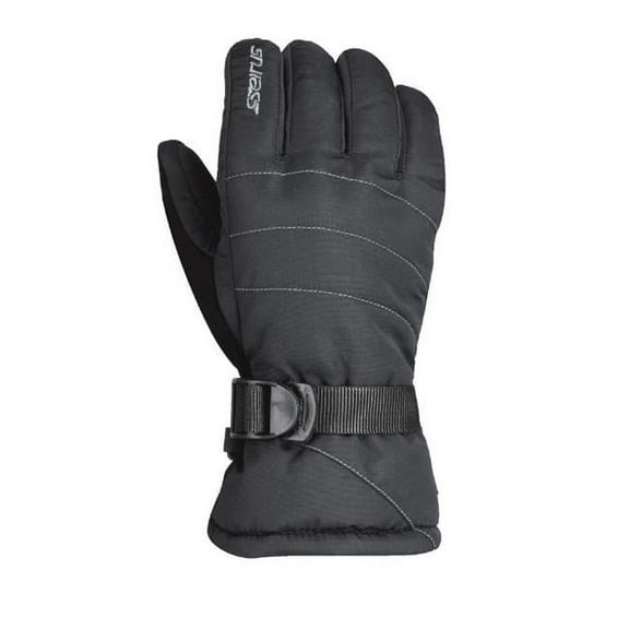 Seirus 7002525 Fabric Cold Weather Gloves, Black - Small